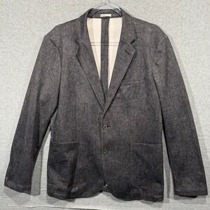 Nordstrom Rack Blazer Sport Coat Modern Two Button Gray Mens Size‎ 40R